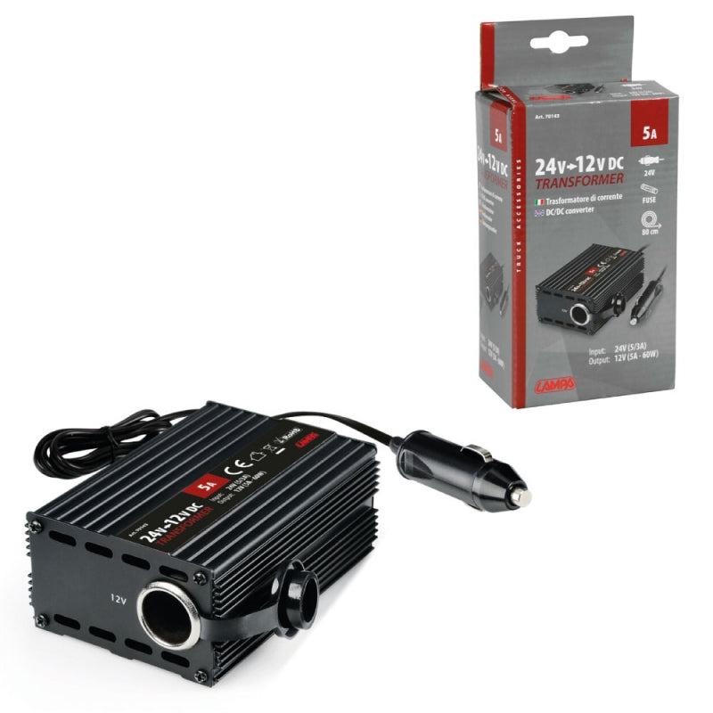 Transformador de corriente - Universal (24V a 12V)