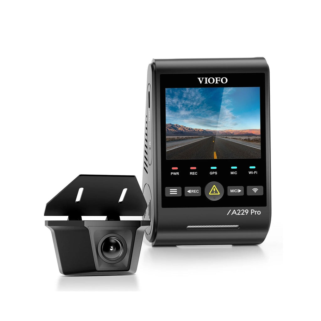 Viofo A229 Pro-W 2CH – Cámara 4K + cámara trasera exterior estanca IP67