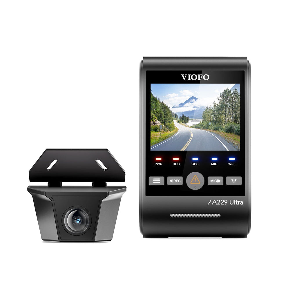 Viofo A229 Ultra-W 2CH – Cámara 4K + trasera exterior estanca 4K IP67