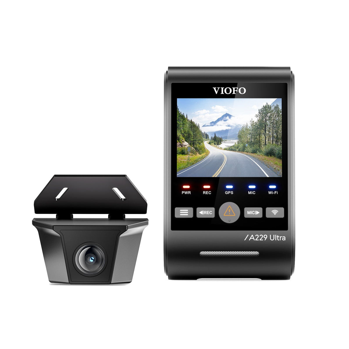 Viofo A229 Ultra-W 2CH – Cámara 4K + trasera exterior estanca 4K IP67