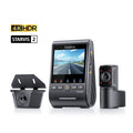 Viofo A329SW 3CH – Cámara 4K + trasera exterior estanca + cabina IR, Wi-Fi 6 y SSD